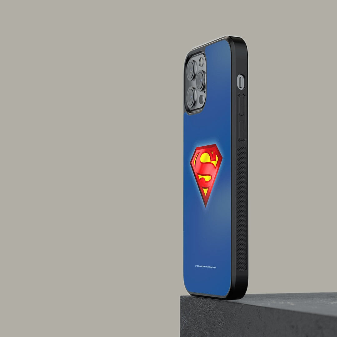 Logo Superman Glass iPhone Case for iPhone 12 Pro | Macmerise