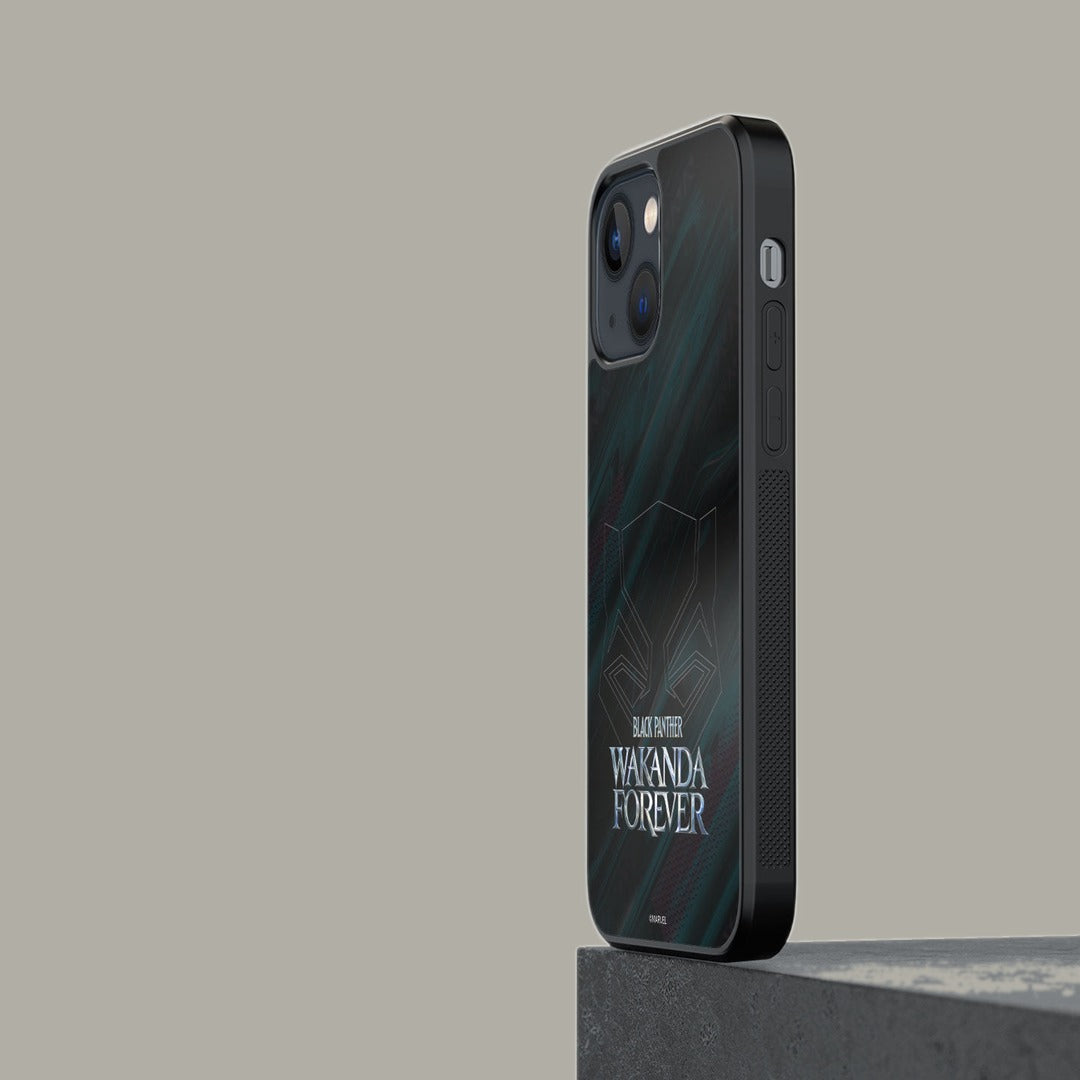 Wakanda Forever Logo Grey Glass iPhone Case for iPhone 13 | Macmerise