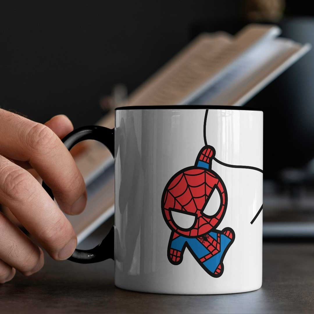 Spider Man Comic Kawaii Coffee Mug | Macmerise