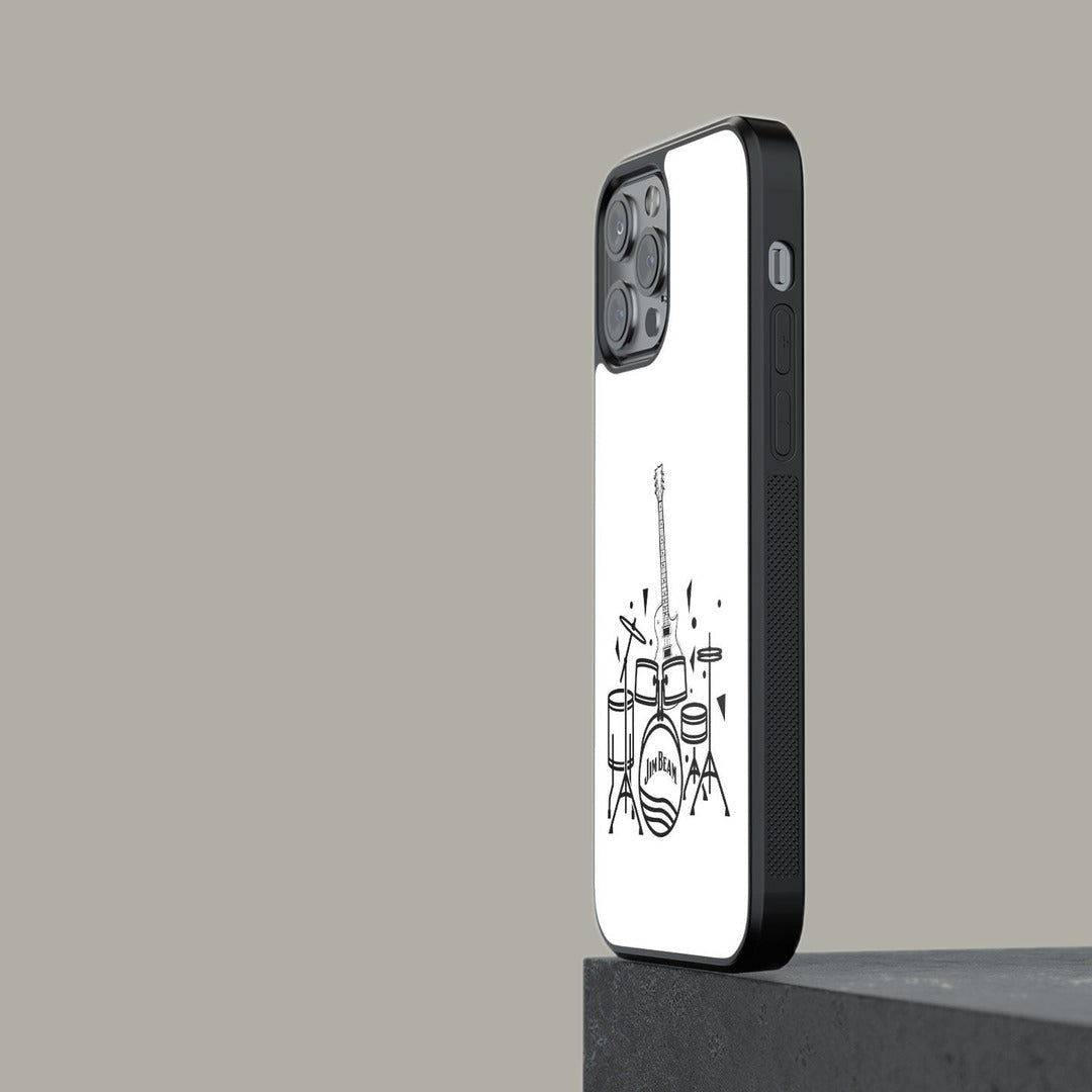 Jim Beam the Band Glass iPhone Case for iPhone 13 Pro | Macmerise
