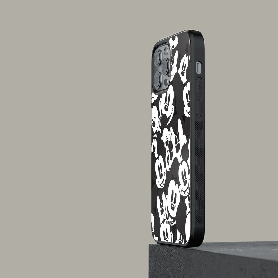 Mickey Smileys Glass iPhone Case for iPhone 13 Pro | Macmerise