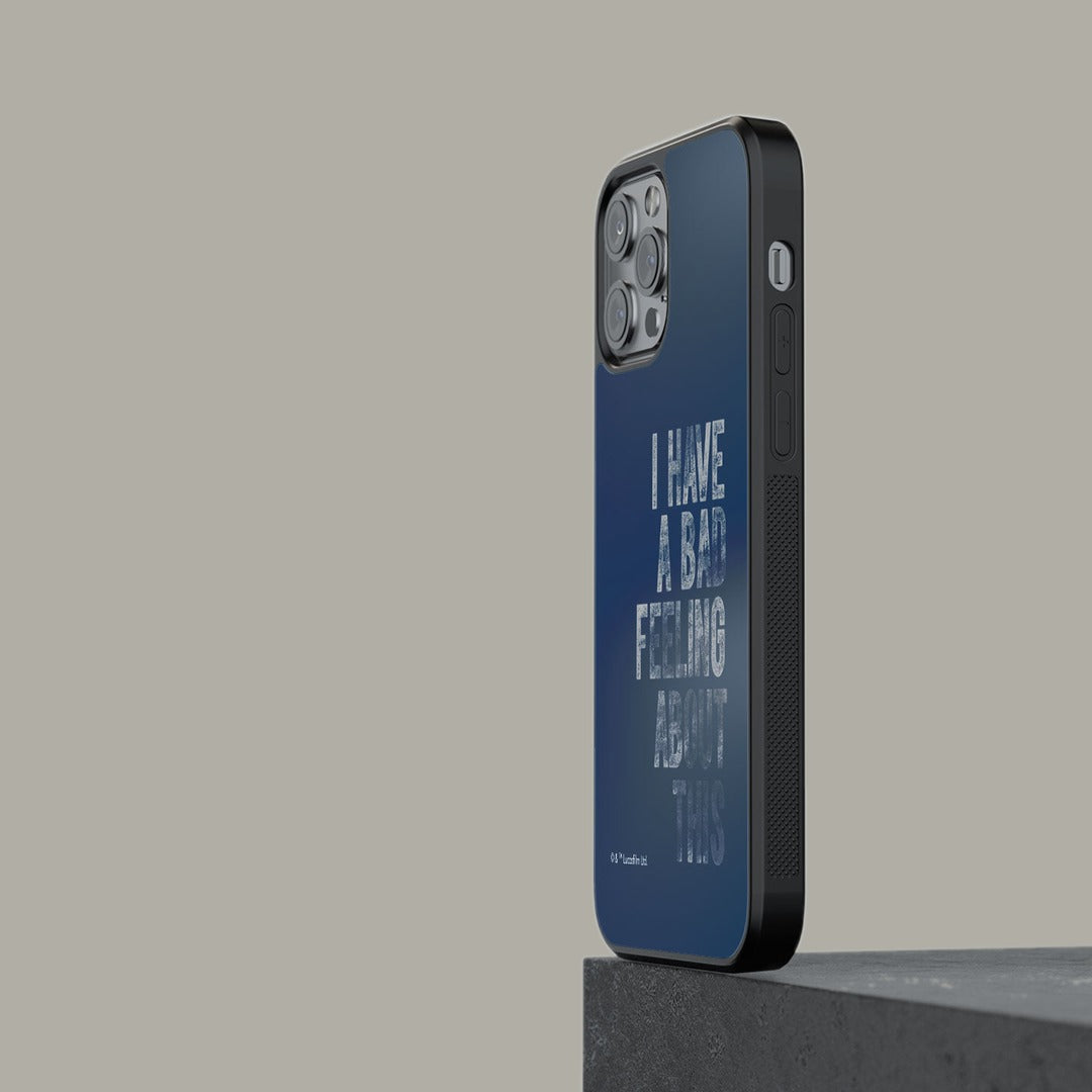 Bad Feeling Glass iPhone Case for iPhone 12 Pro | Macmerise