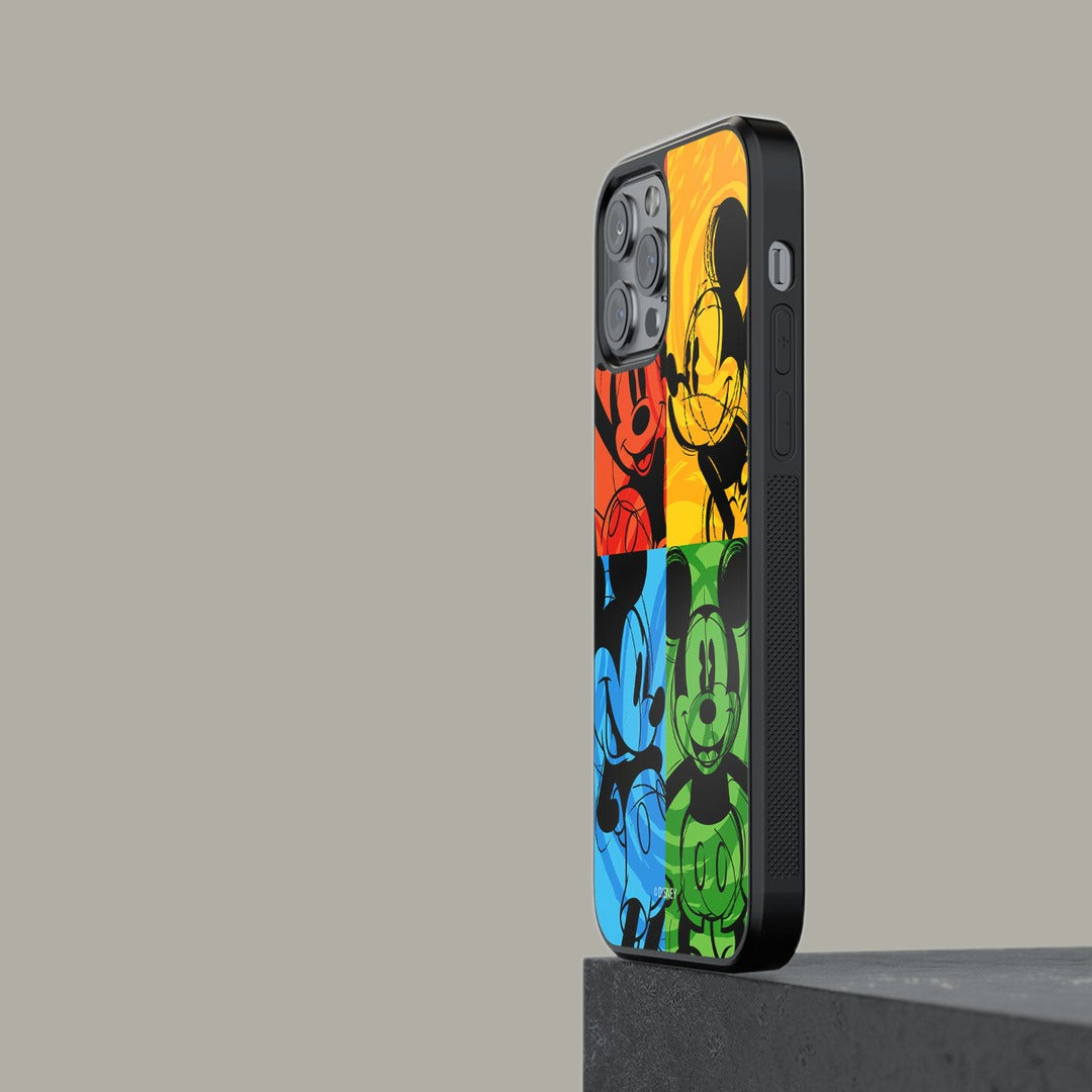 Shades of Mickey Glass iPhone Case for iPhone 13 Pro Max | Macmerise