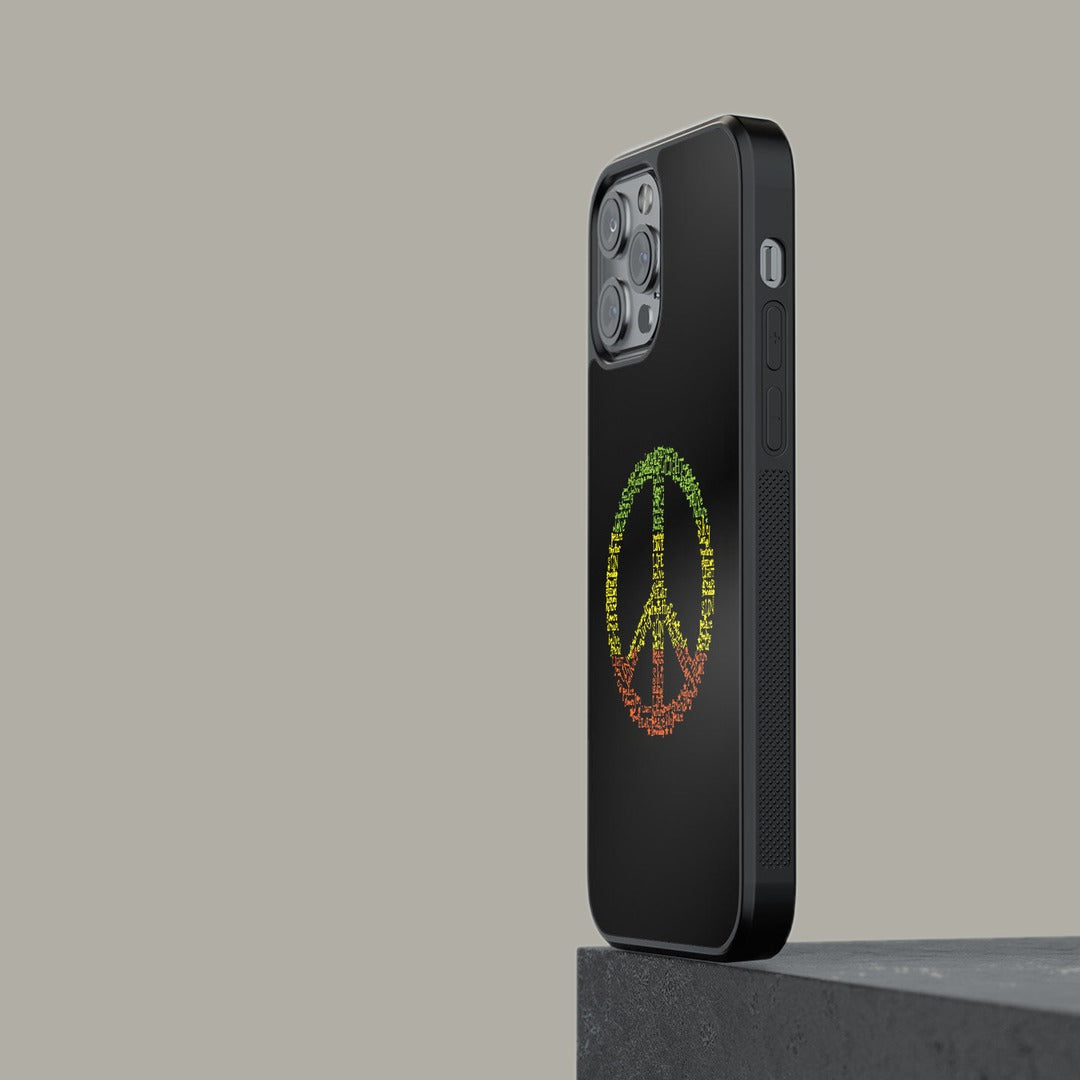 Symbol of Peace Glass iPhone Case for iPhone 13 Pro | Macmerise