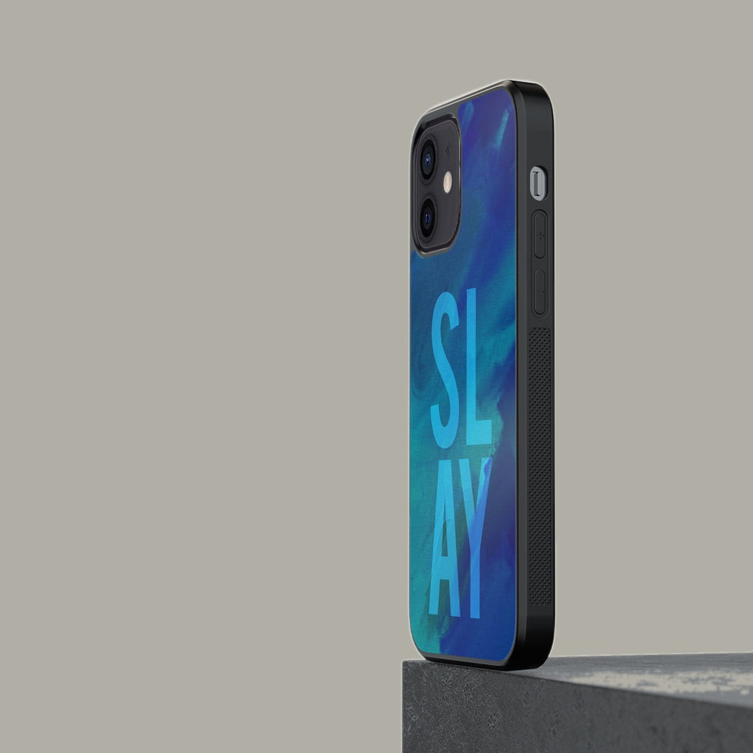 Slay Blue Glass iPhone Case for iPhone 12 | Macmerise