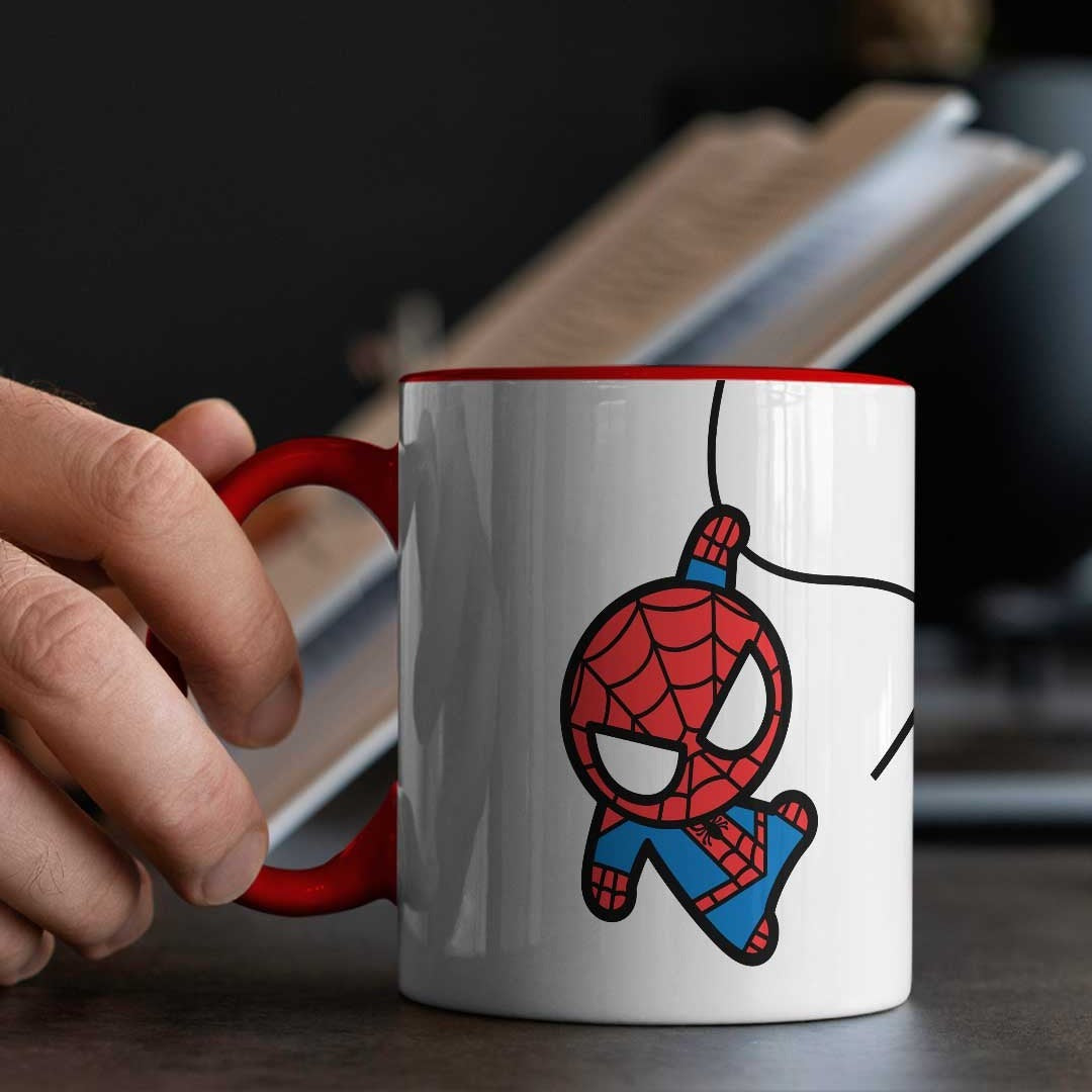 Spider Man Comic Kawaii Coffee Mug | Macmerise