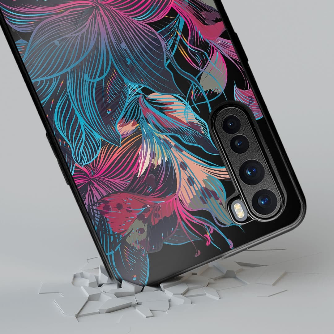Neon Flowers Phone Case for OnePlus Nord | Macmerise