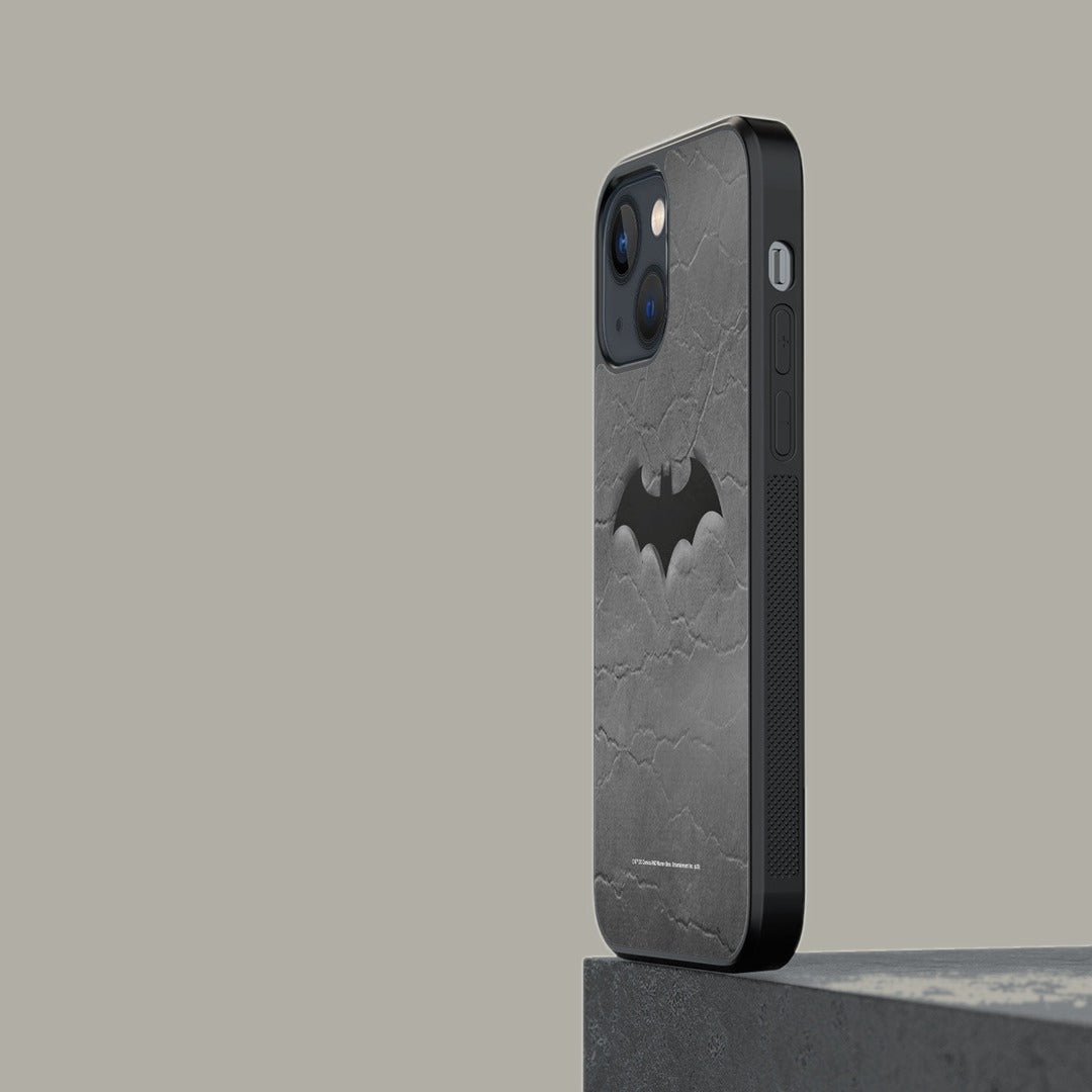 Fade Out Batman Glass iPhone Case for iPhone 13 Mini | Macmerise