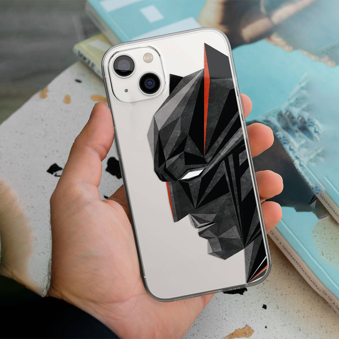 Batman Geometric Glass iPhone Case for iPhone 14 | Macmerise