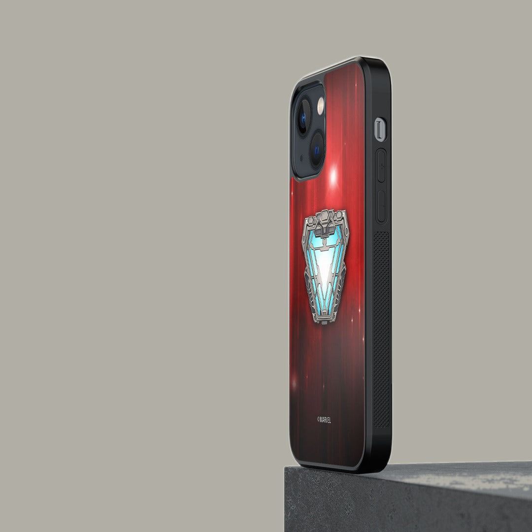 Iron Man Infinity Arc Reactor Glass iPhone Case for iPhone 13 Mini | Macmerise