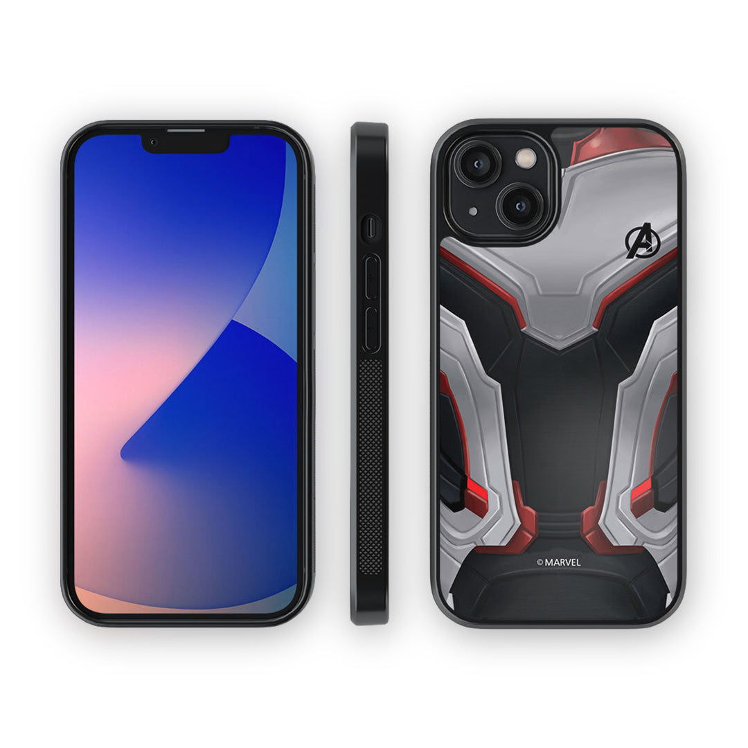 Avengers Endgame Suit Glass iPhone Case for iPhone 14 | Macmerise