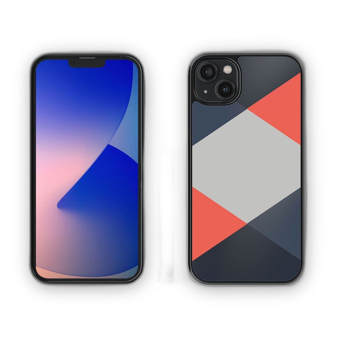 Criss Cross iPhone 14 Plus Cover Coral - detail view | Macmerise