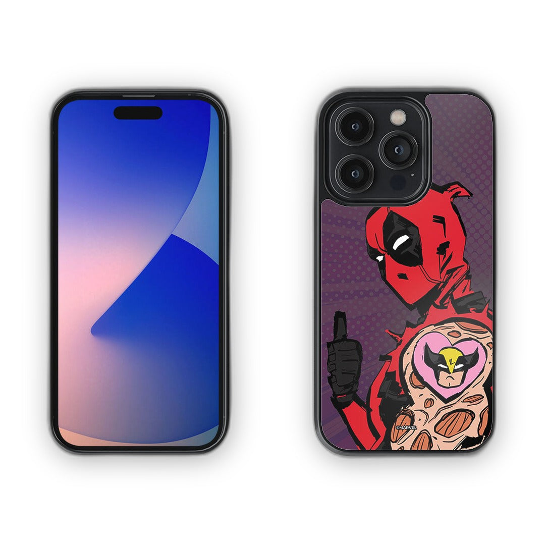 Deadpool Tattoo Glass iPhone Case for iPhone 14 Pro | Macmerise