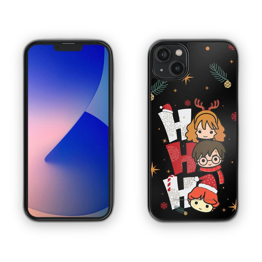 Harry Potter Ho Ho Ho Glass iPhone Case for iPhone 14 Plus | Macmerise