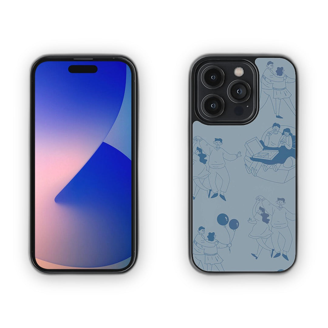 Love Tale Grey Glass iPhone Case for iPhone 14 Pro | Macmerise