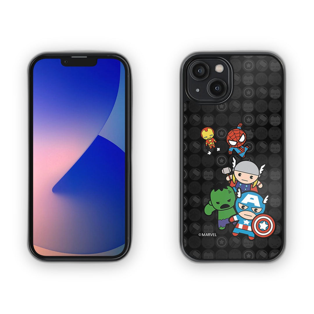Kawaii Marvel Comics Glass iPhone Case for iPhone 14 | Macmerise