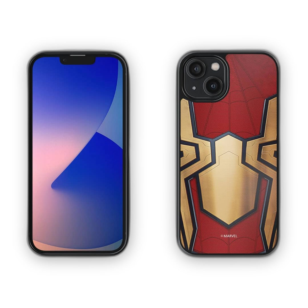 Integrated Spider Logo Glass iPhone Case for iPhone 14 | Macmerise