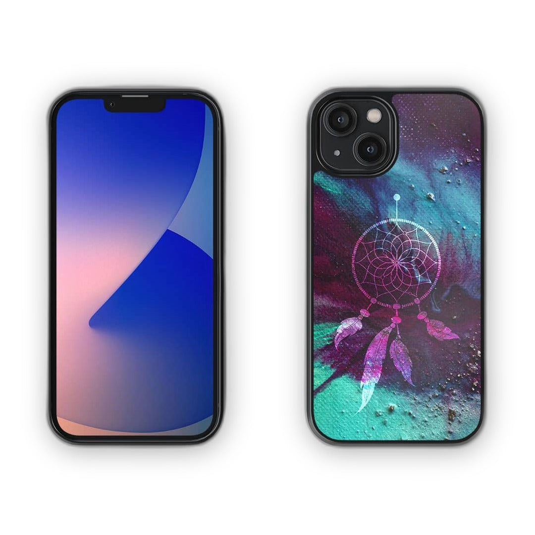 Dream Catcher Galaxy Glass iPhone Case for iPhone 14 | Macmerise