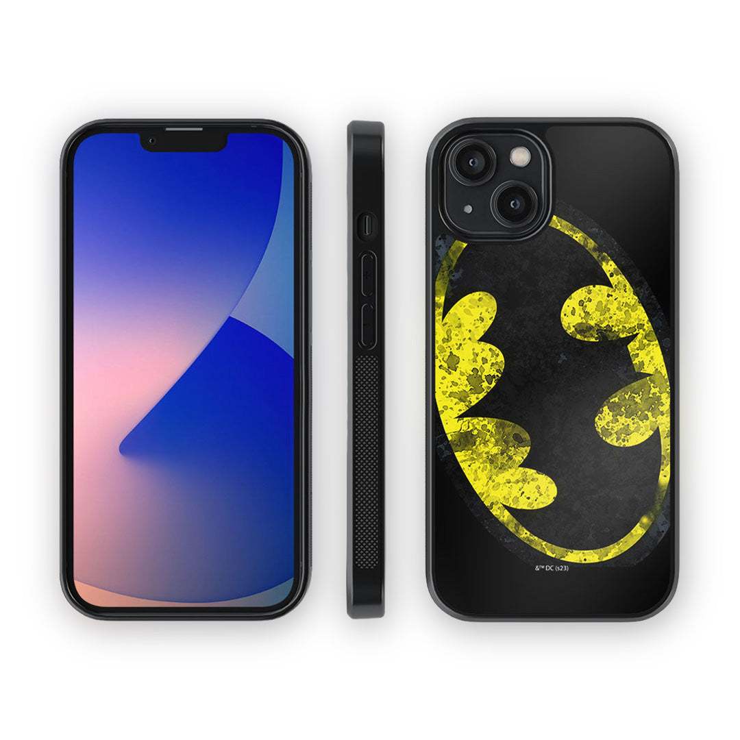 Batman Splatter Glass iPhone Case for iPhone 14 | Macmerise