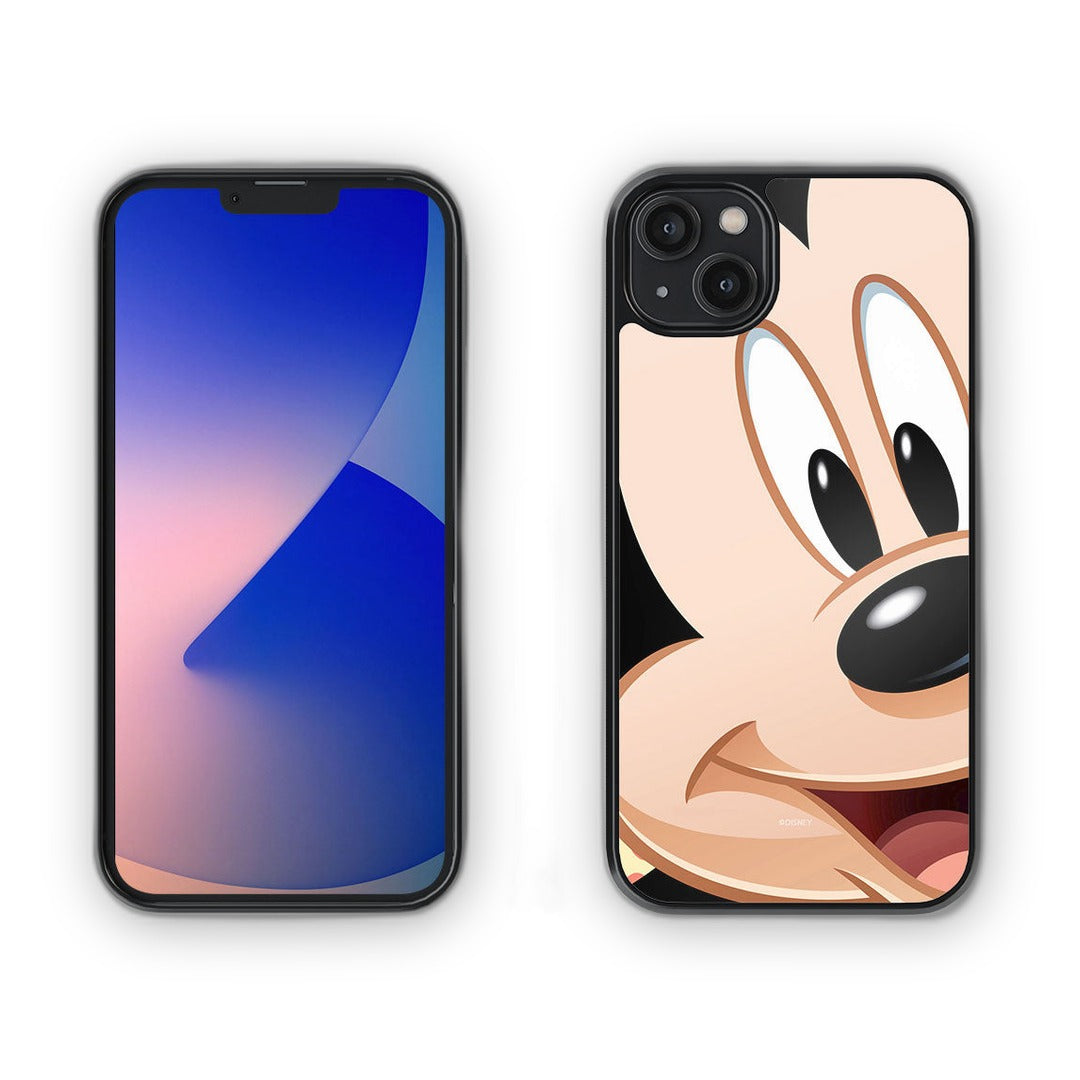 Zoom Up Mickey Glass iPhone Case for iPhone 14 Plus | Macmerise