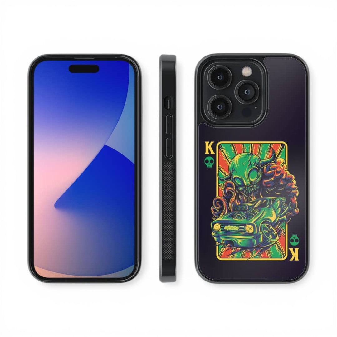 Alien King Glass iPhone Case for iPhone 14 Pro | Macmerise
