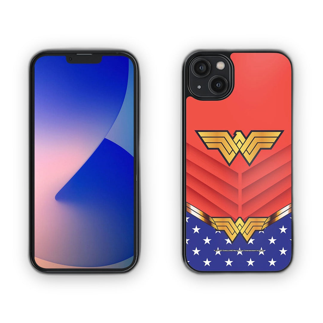 Suit Up Wonder Woman Glass iPhone Case for iPhone 14 Plus | Macmerise