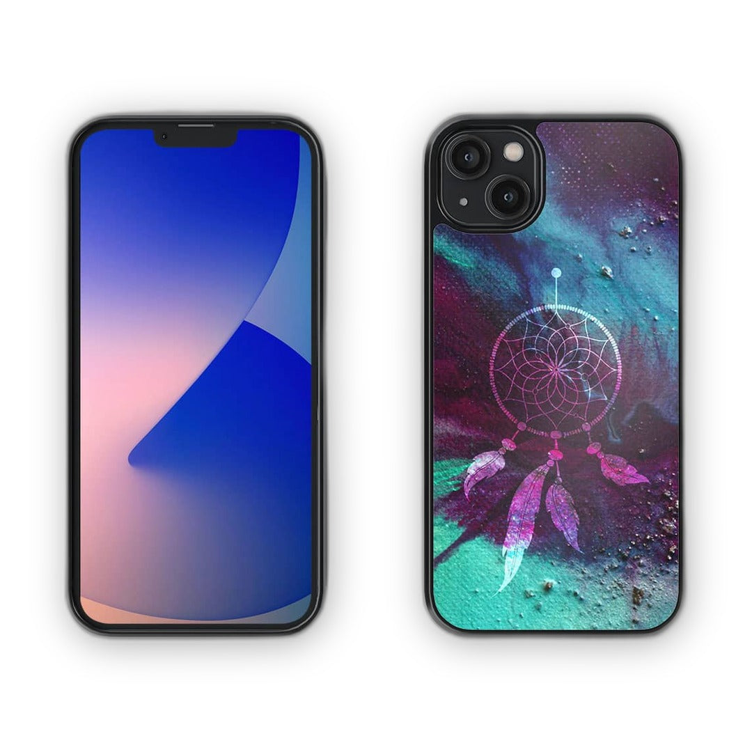 Dream Catcher Galaxy Glass iPhone Case for iPhone 14 Plus | Macmerise