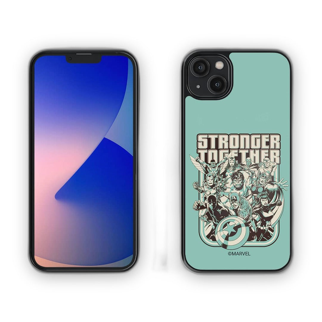 Stronger Together Sketch Glass iPhone Case for iPhone 14 Plus | Macmerise