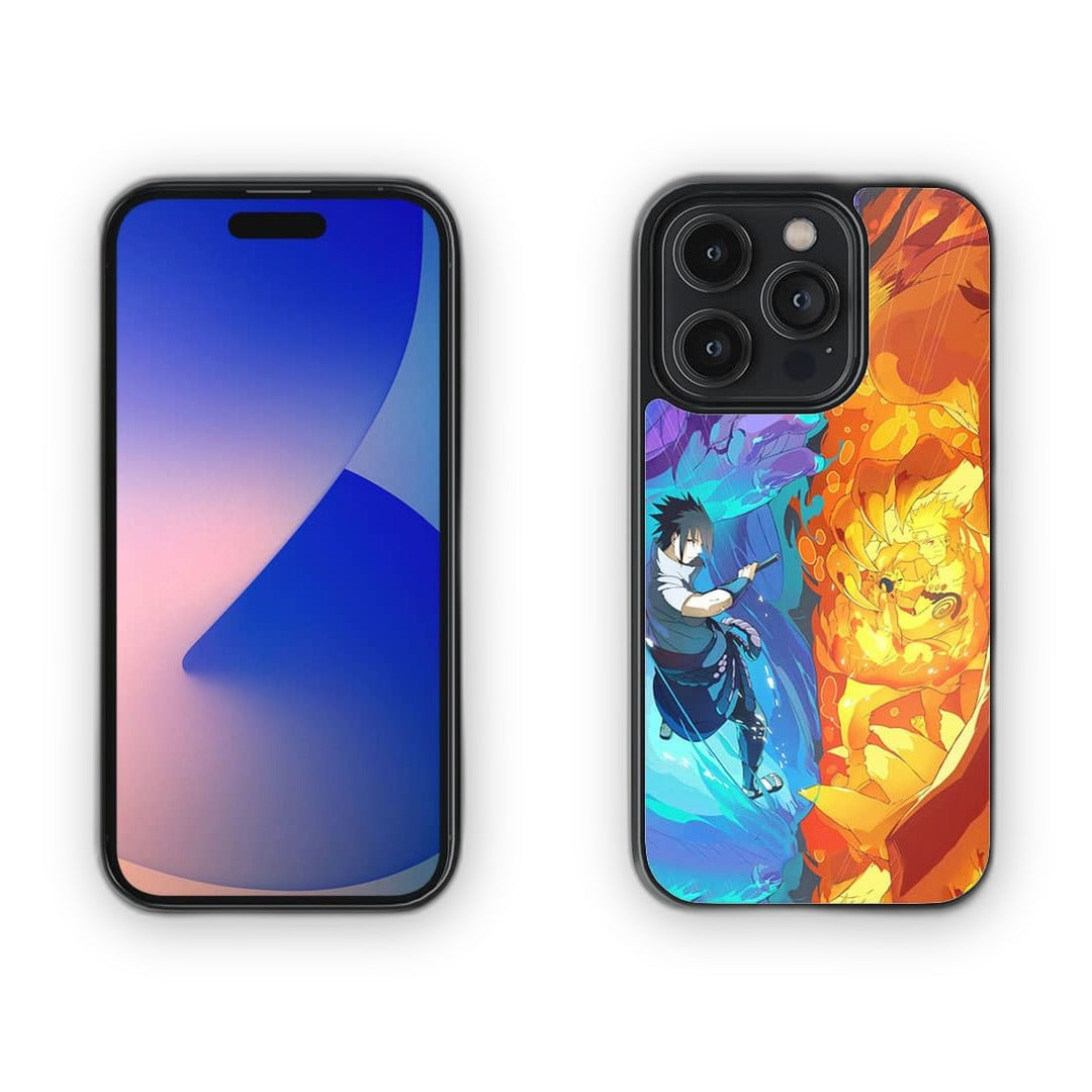 Susanoo Vs Kurama Glass iPhone Case for iPhone 14 Pro | Macmerise