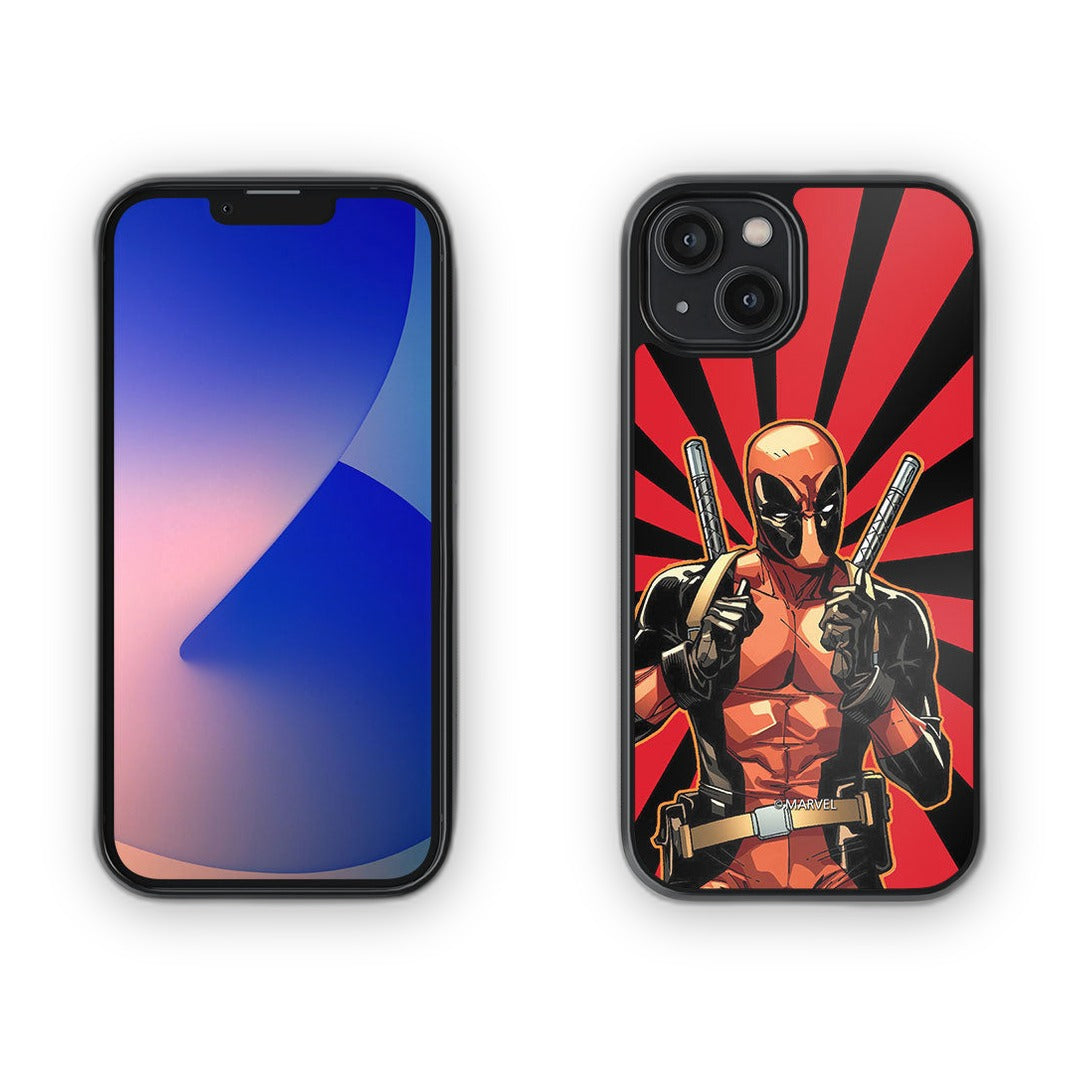 Smart Ass Deadpool Glass iPhone Case for iPhone 14 | Macmerise