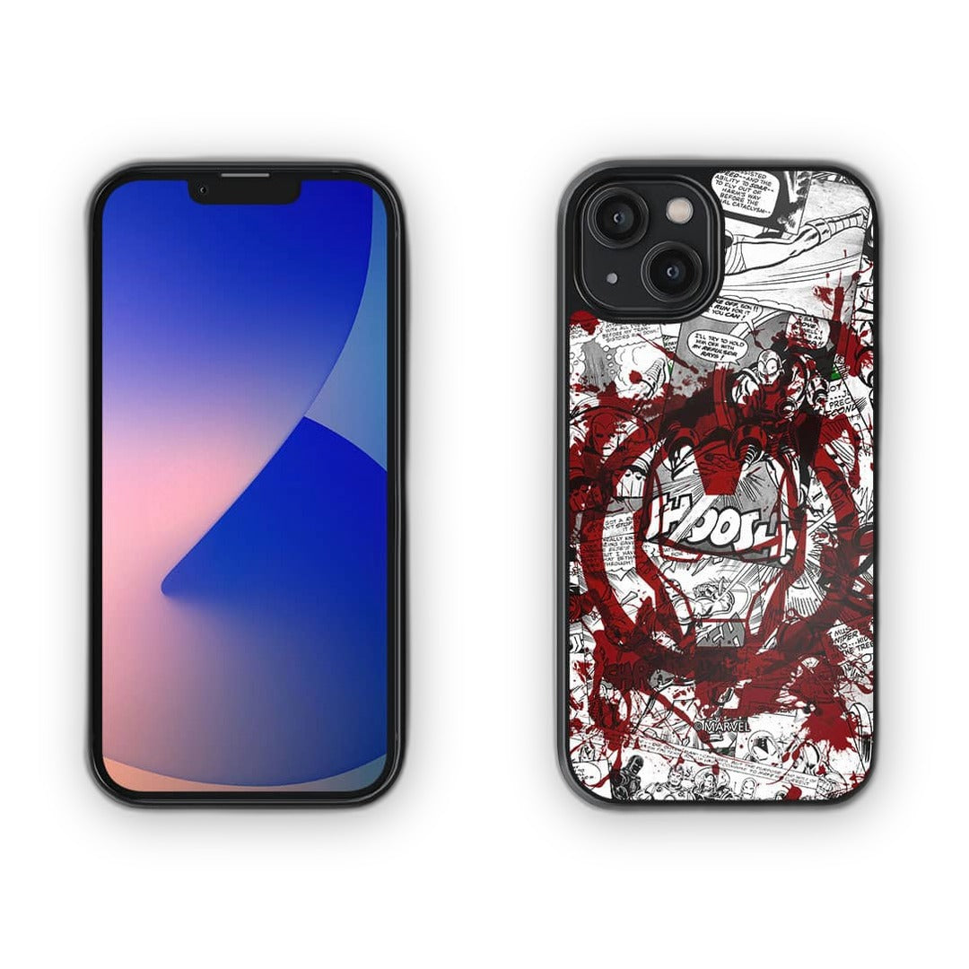 Splash Out Iron Man Glass iPhone Case for iPhone 14 | Macmerise