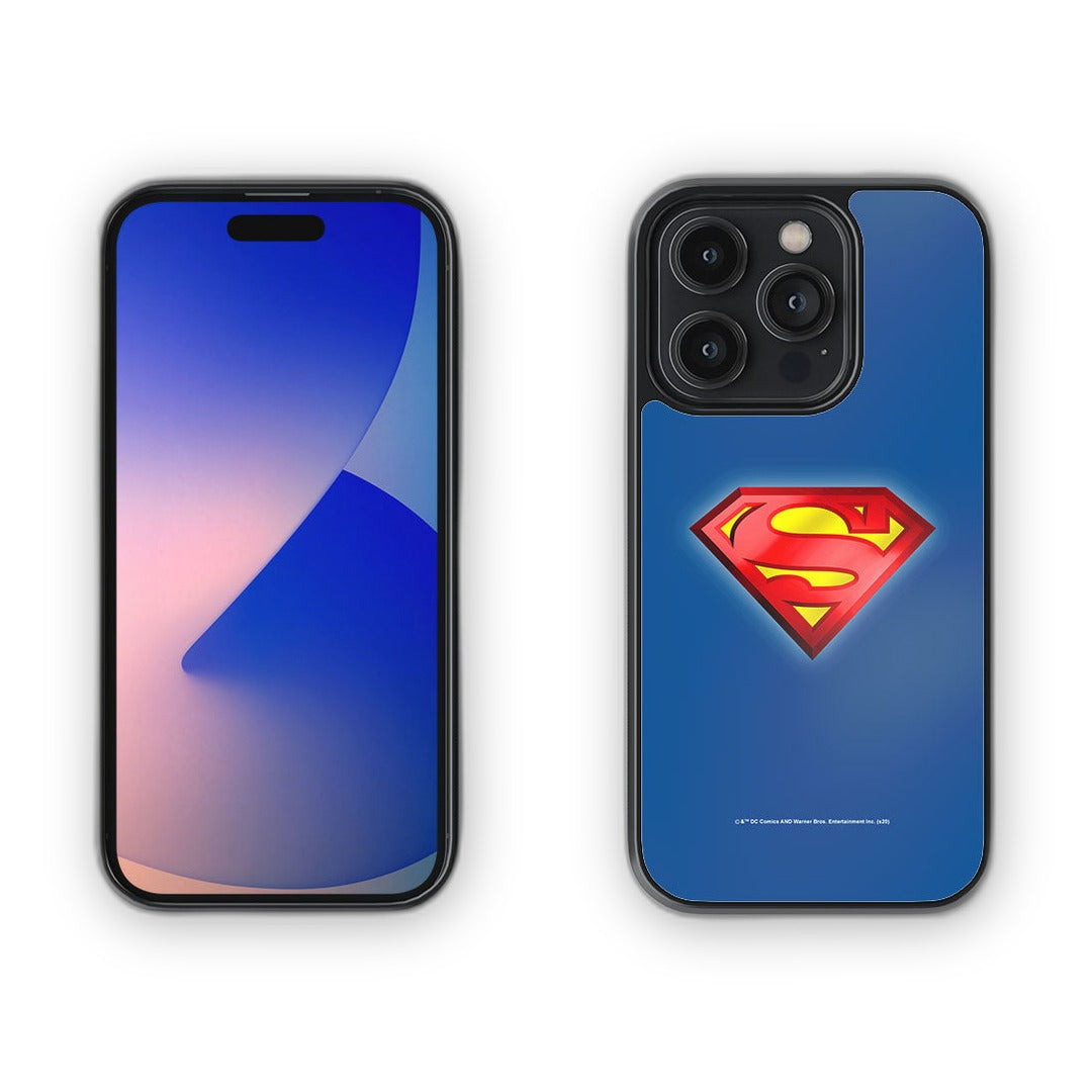 Logo Superman Glass iPhone Case for iPhone 14 Pro | Macmerise