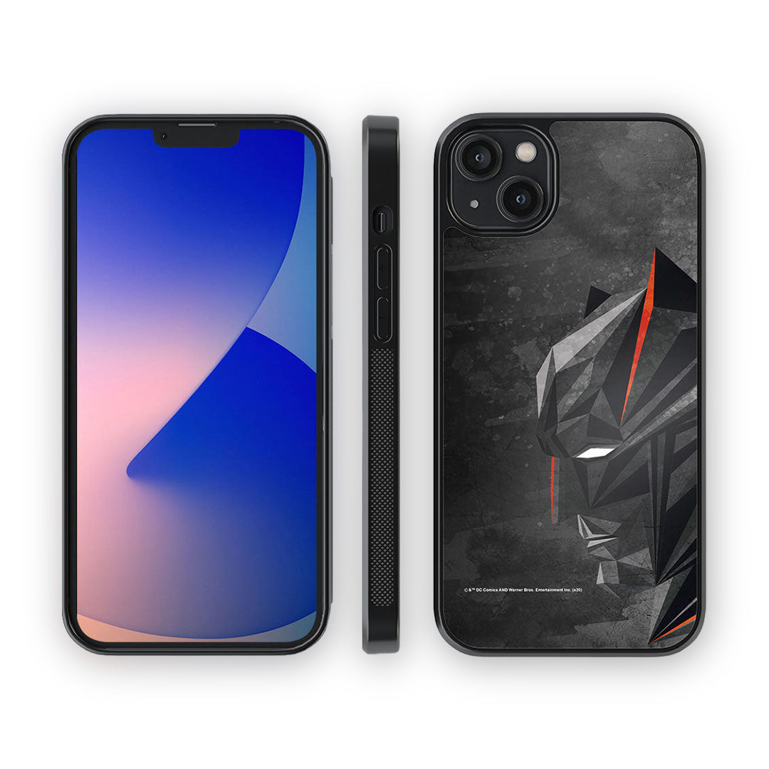 Batman Geometric Glass iPhone Case for iPhone 14 Plus | Macmerise