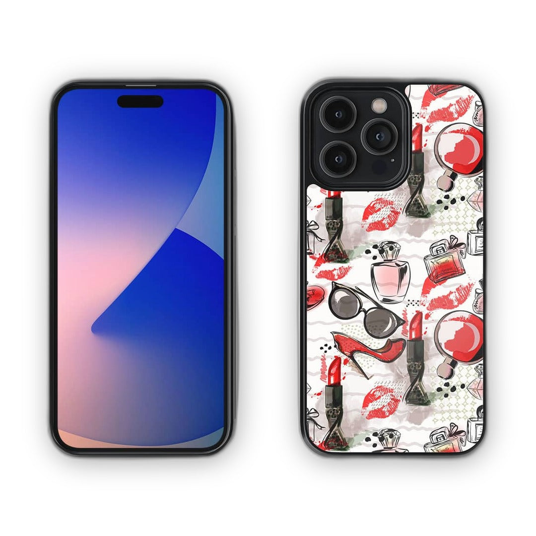Fashionista Essentials Glass iPhone Case for iPhone 14 Pro Max | Macmerise