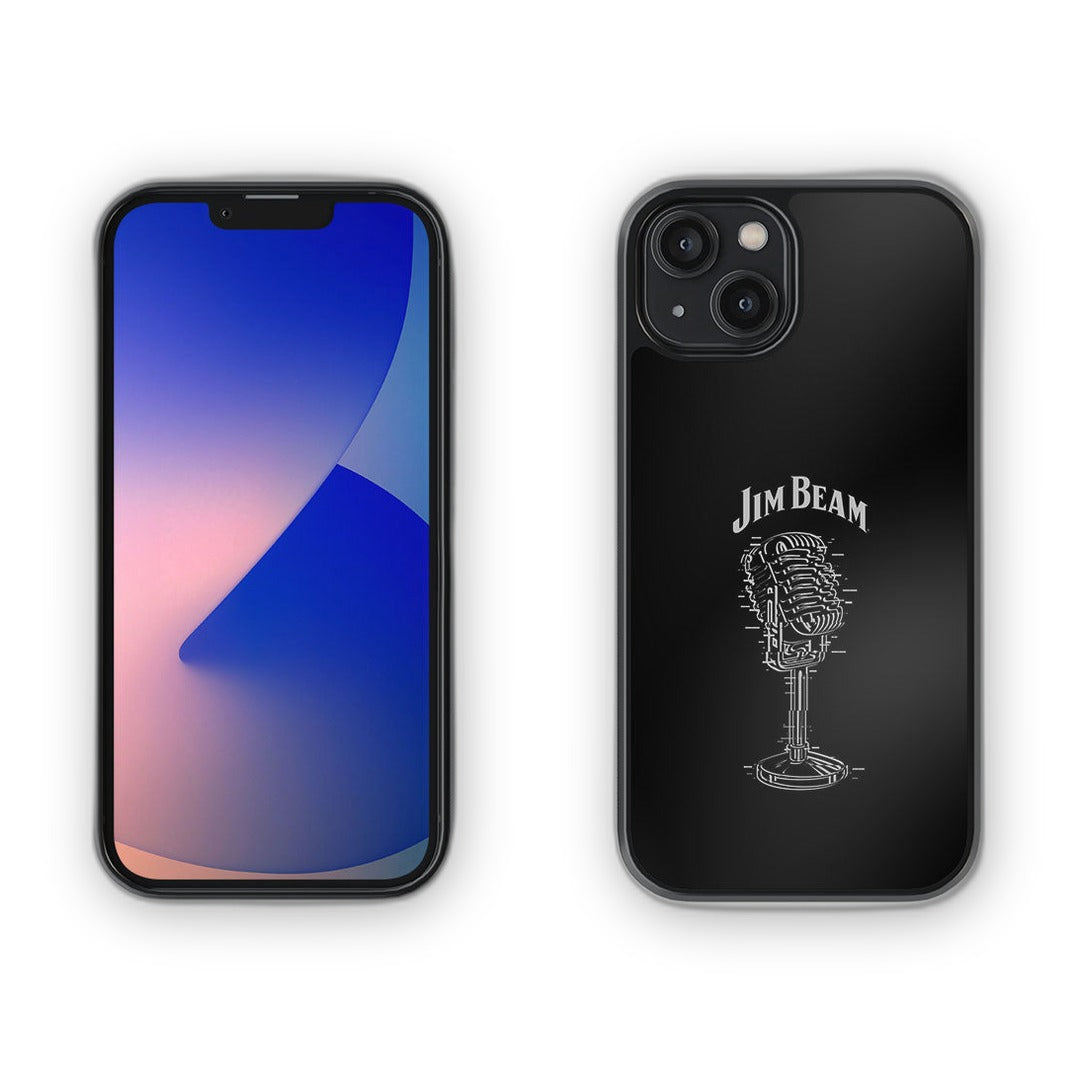 Jim Beam Retro Mic Glass iPhone Case for iPhone 14 | Macmerise