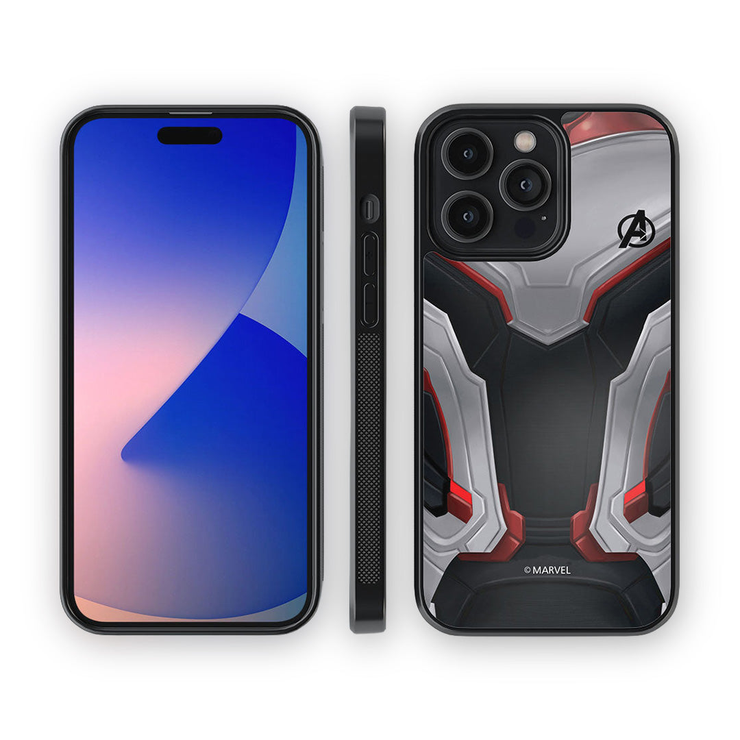 Avengers Endgame Suit Glass iPhone Case for iPhone 14 Pro Max | Macmerise