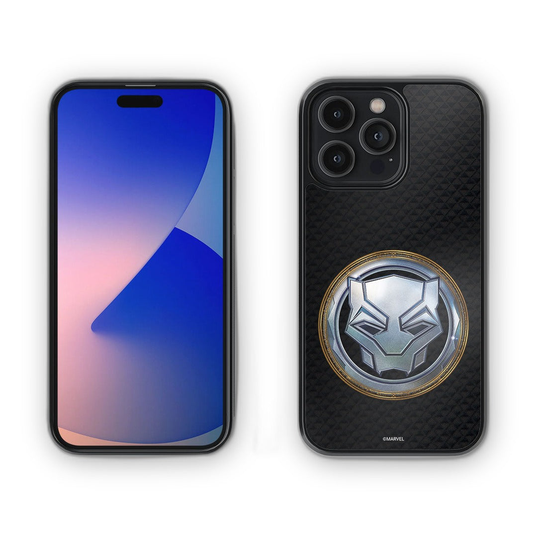 Wakanda Forever Vibranium Gold Glass iPhone Case for iPhone 14 Pro Max | Macmerise