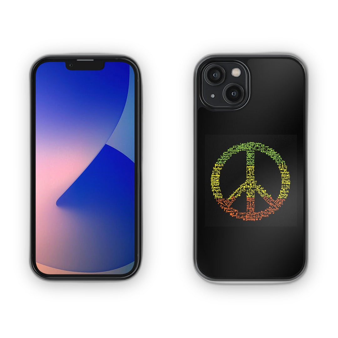 Symbol of Peace Glass iPhone Case for iPhone 14 | Macmerise