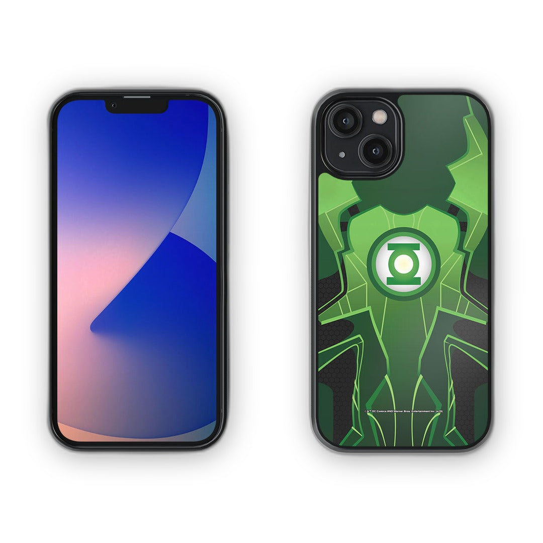 Suit Up Green Lantern Glass iPhone Case for iPhone 14 | Macmerise