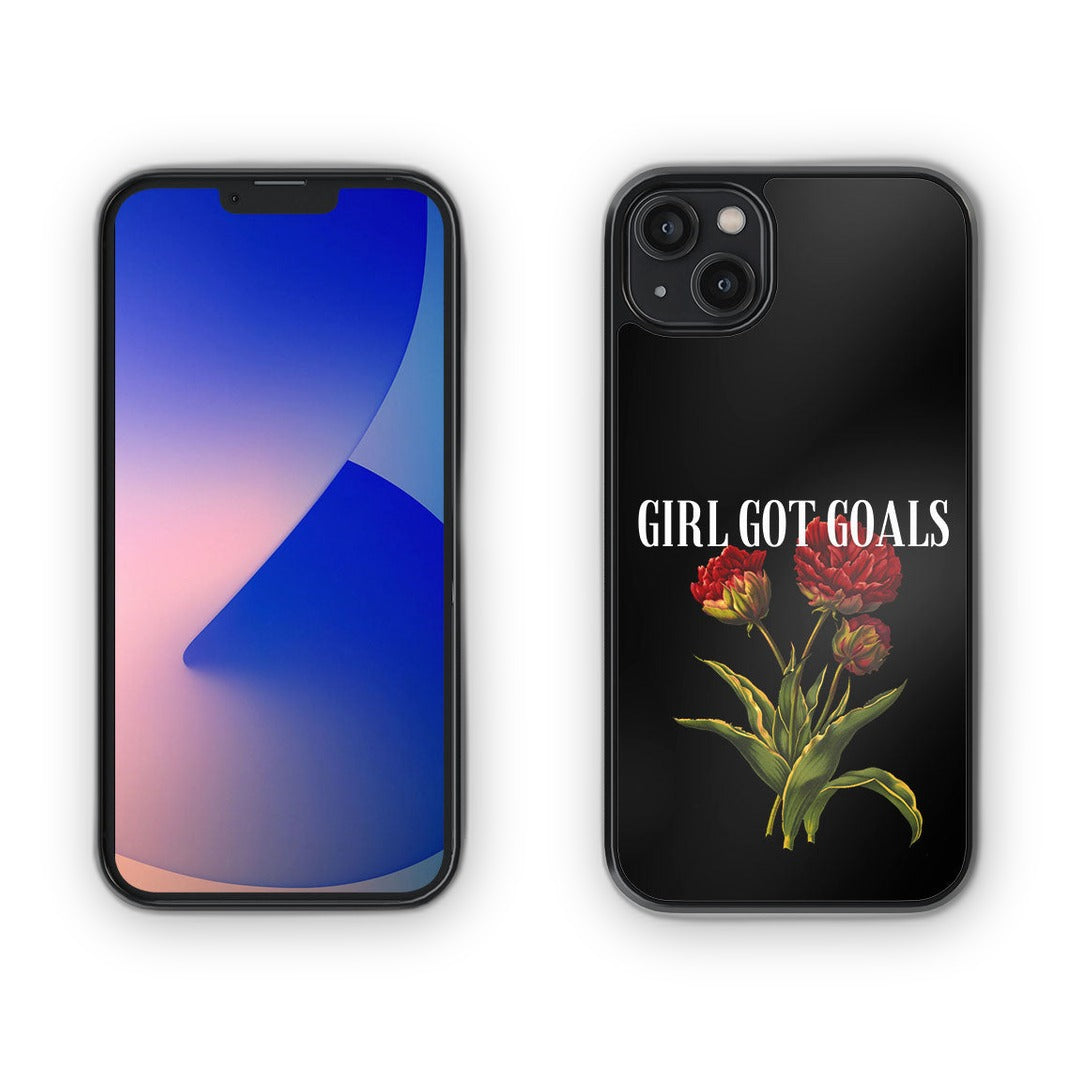 Girl Got Goals Glass iPhone Case for iPhone 14 Plus | Macmerise