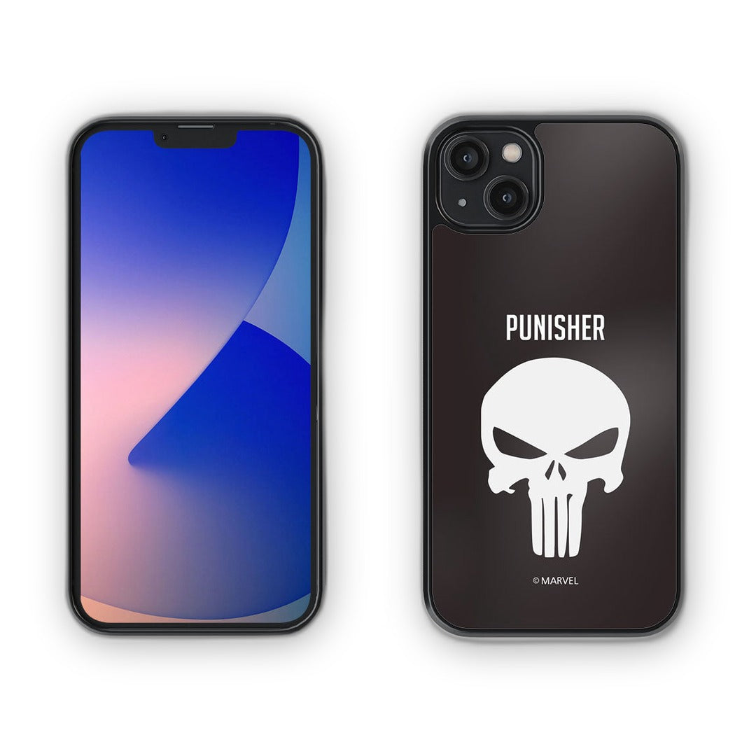 Punisher Symbol Glass iPhone Case for iPhone 14 Plus | Macmerise