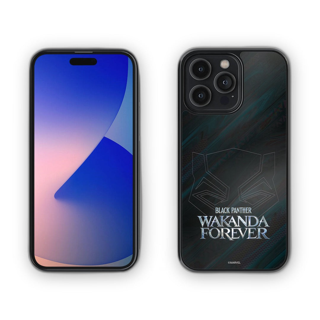 Wakanda Forever Logo Grey Glass iPhone Case for iPhone 14 Pro Max | Macmerise