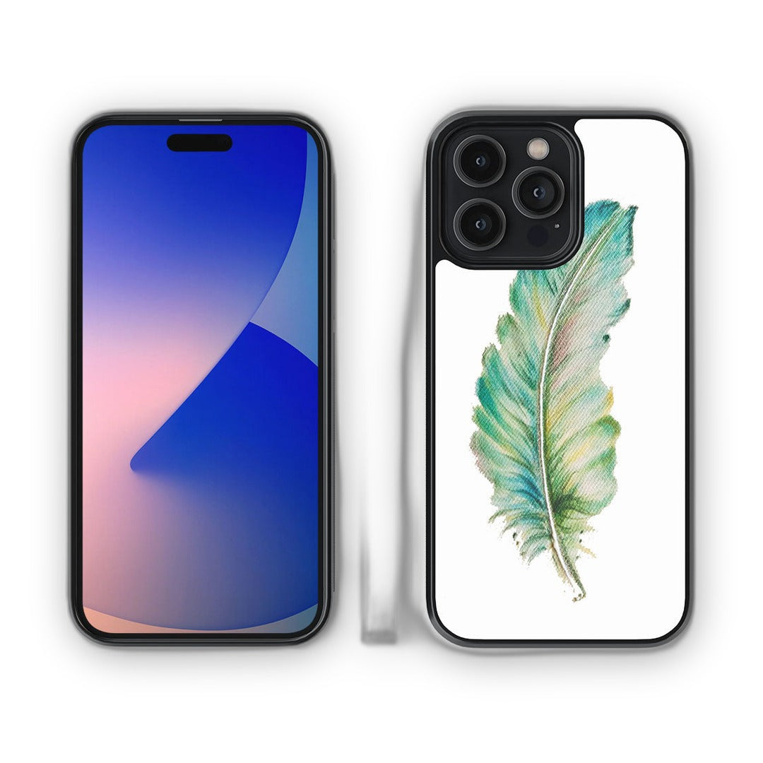Sk Feather Art Glass iPhone Case for iPhone 14 Pro Max | Macmerise