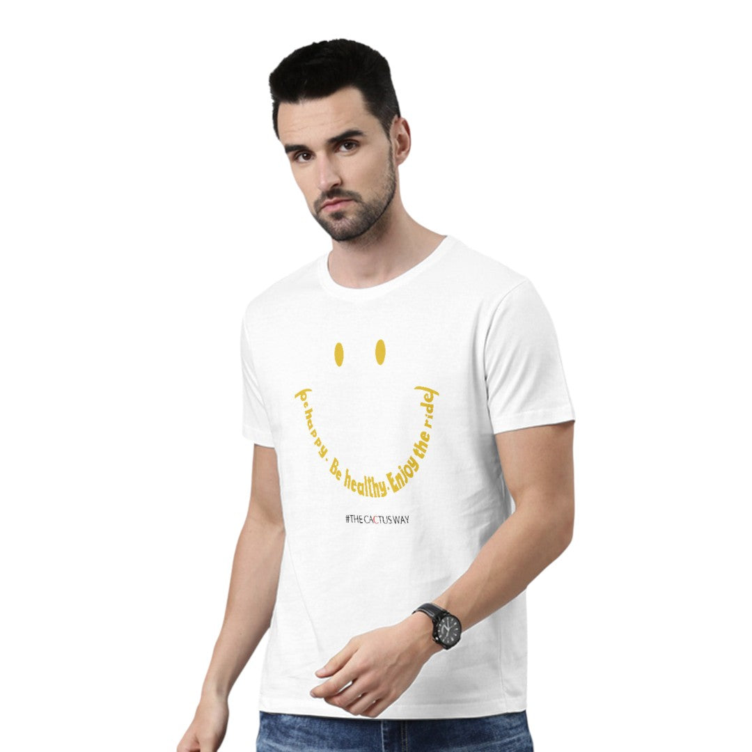 Be Happy Be Healthy Unisex T-Shirt | Macmerise
