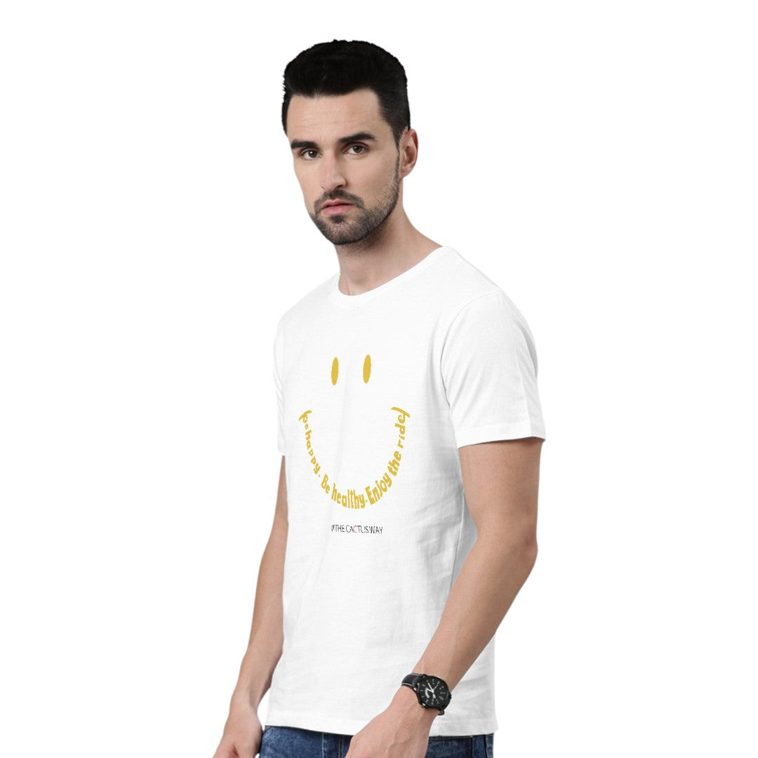 Be Happy Be Healthy Unisex T-Shirt | Macmerise