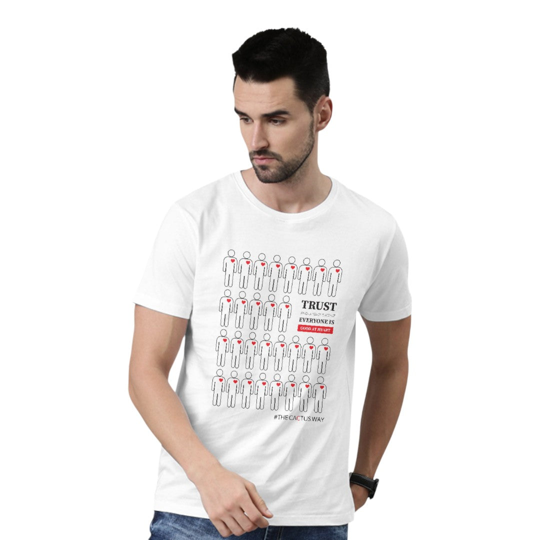 Trust With Simple Belief Unisex T-Shirt | Macmerise