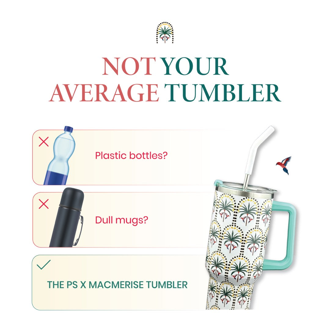 Payal Singhal FOMO Tumbler Aqua Blue | Macmerise