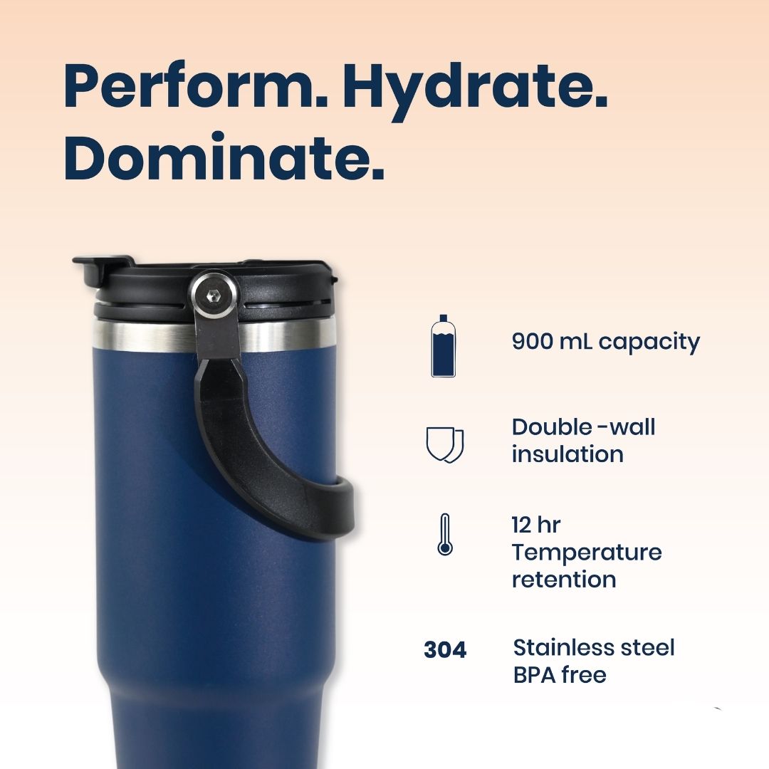 Flex Tumbler Navy Blue | Macmerise