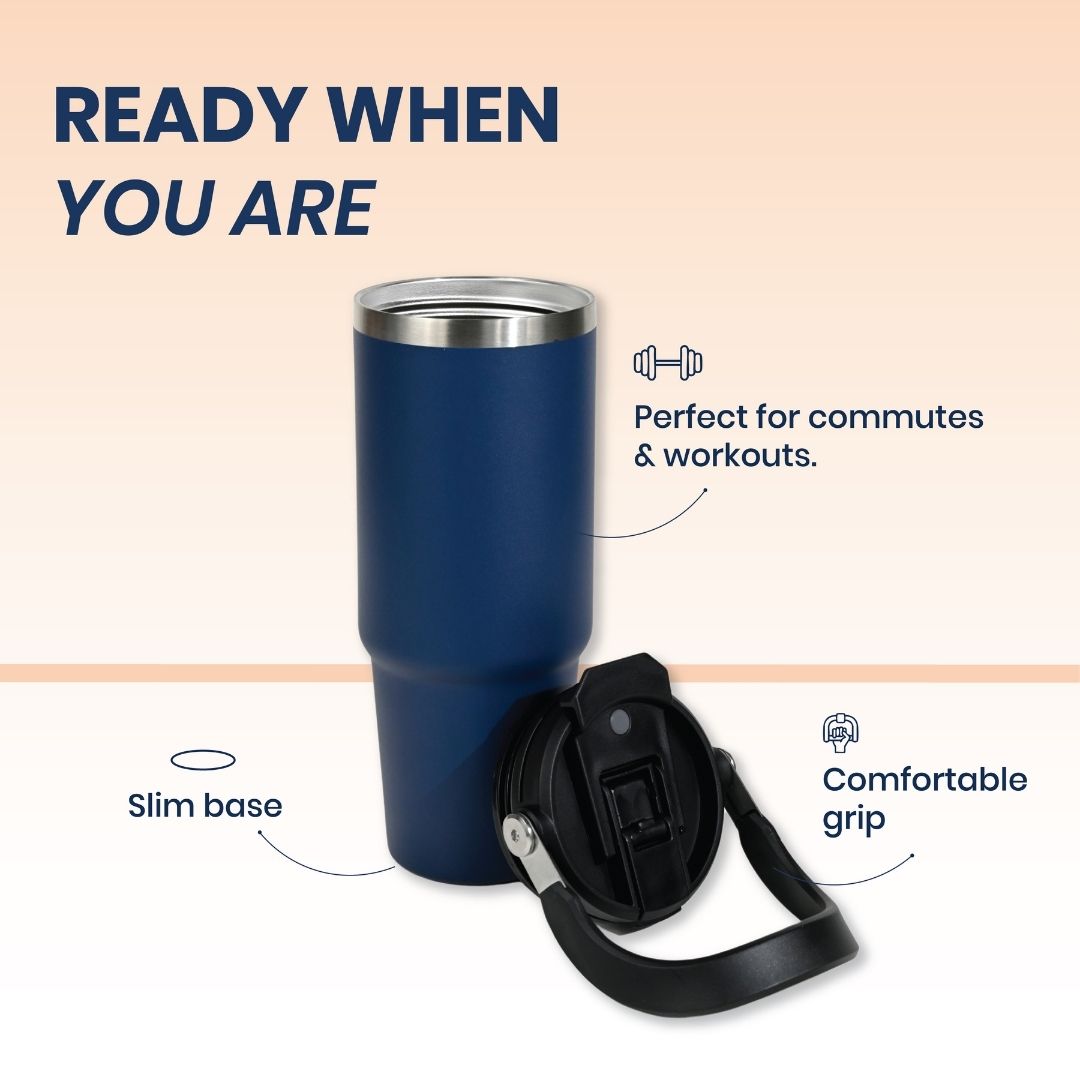 Flex Tumbler Navy Blue | Macmerise