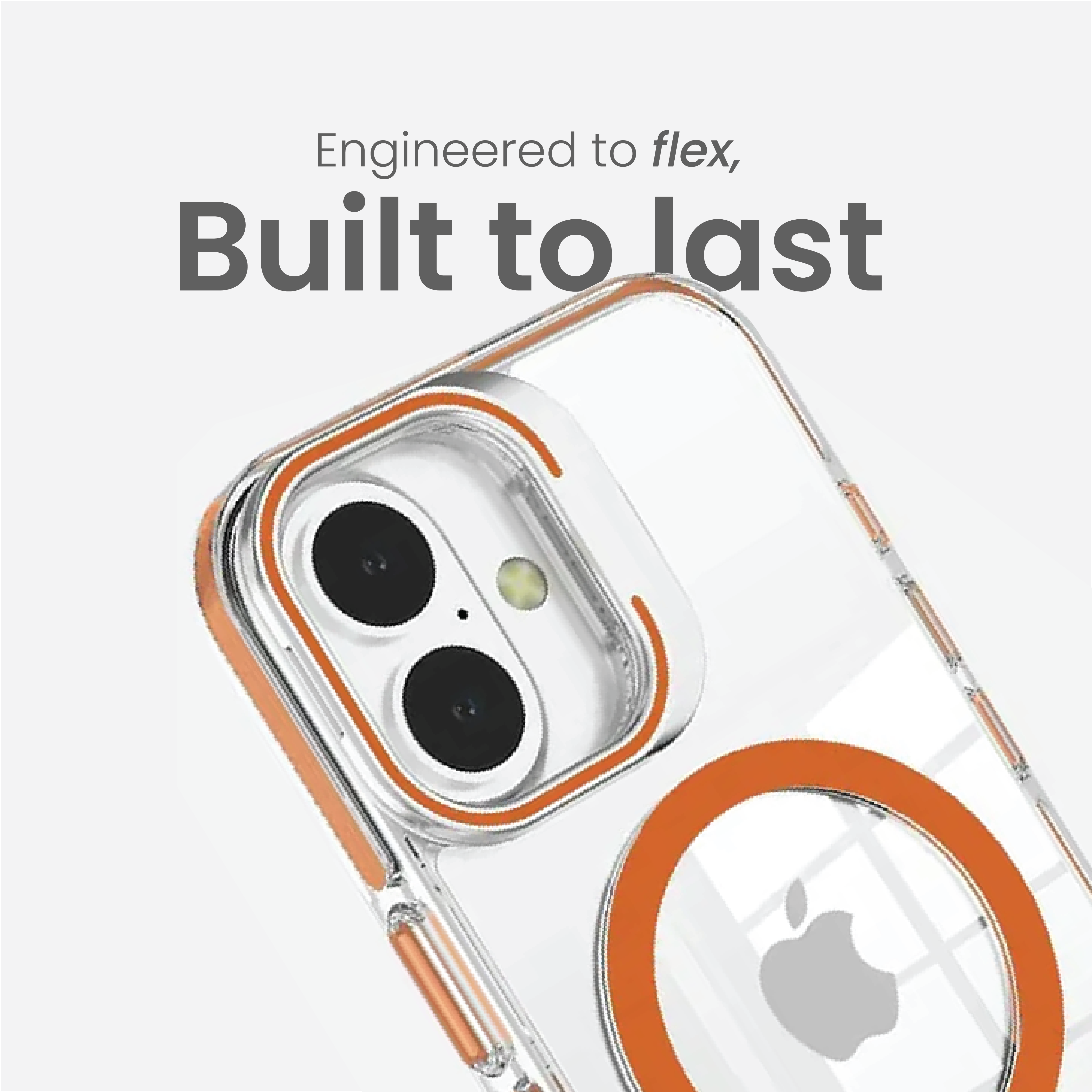 Basics - iPhone 16 Cover - Clear Kickstand